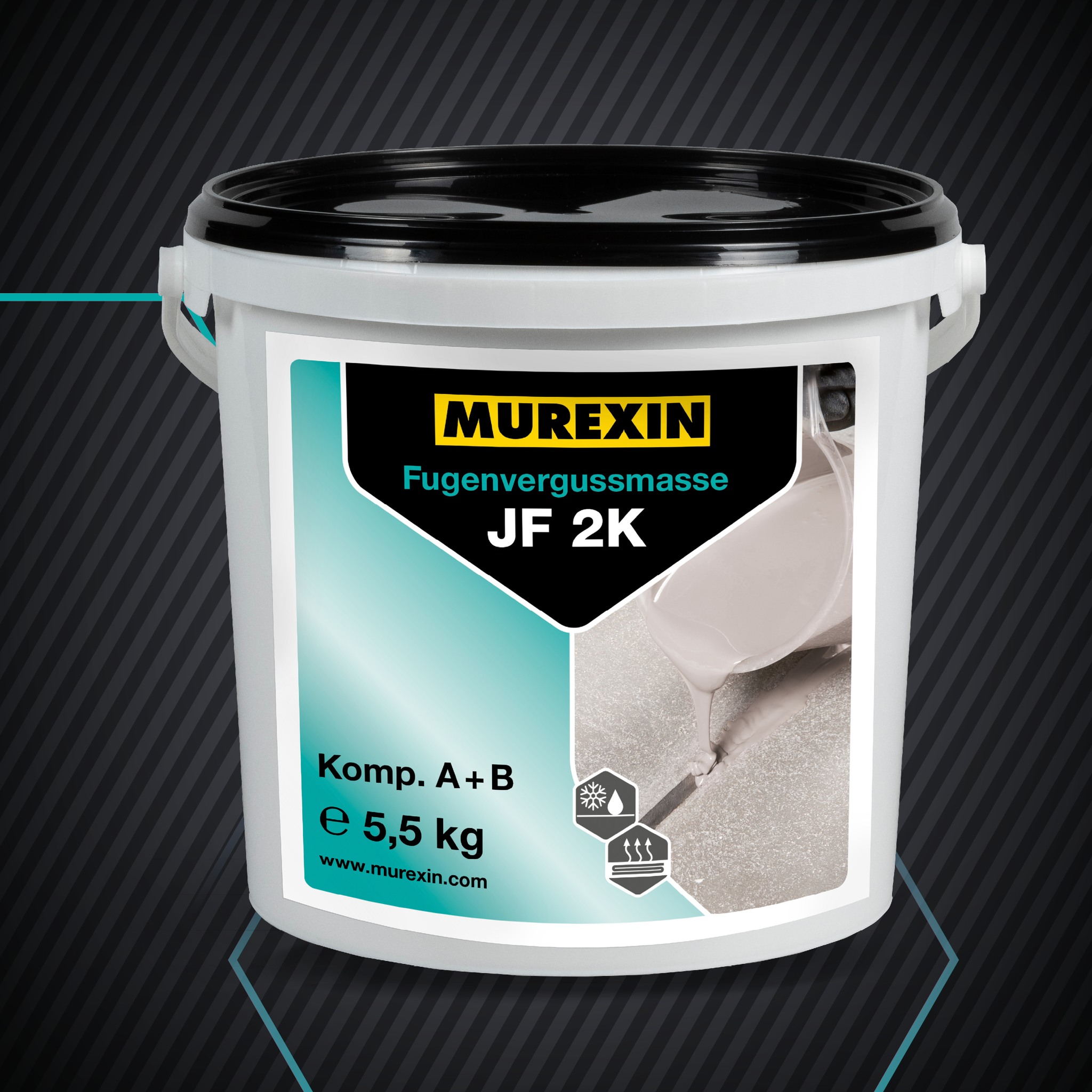 Murexin Fugenvergussmasse JF 2 K (gietkit)